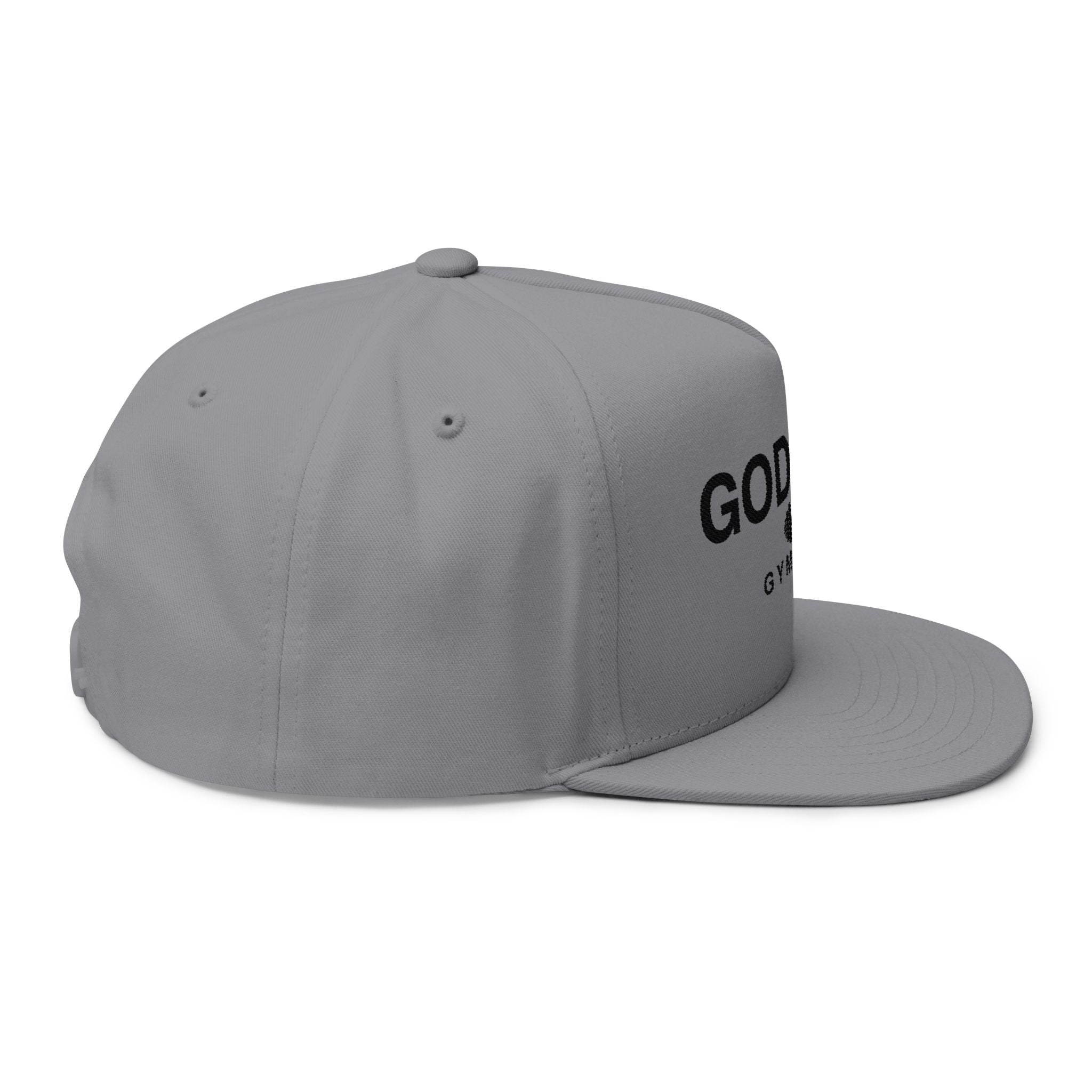 Godsent Gymwear Embroidered Flat Bill Cap