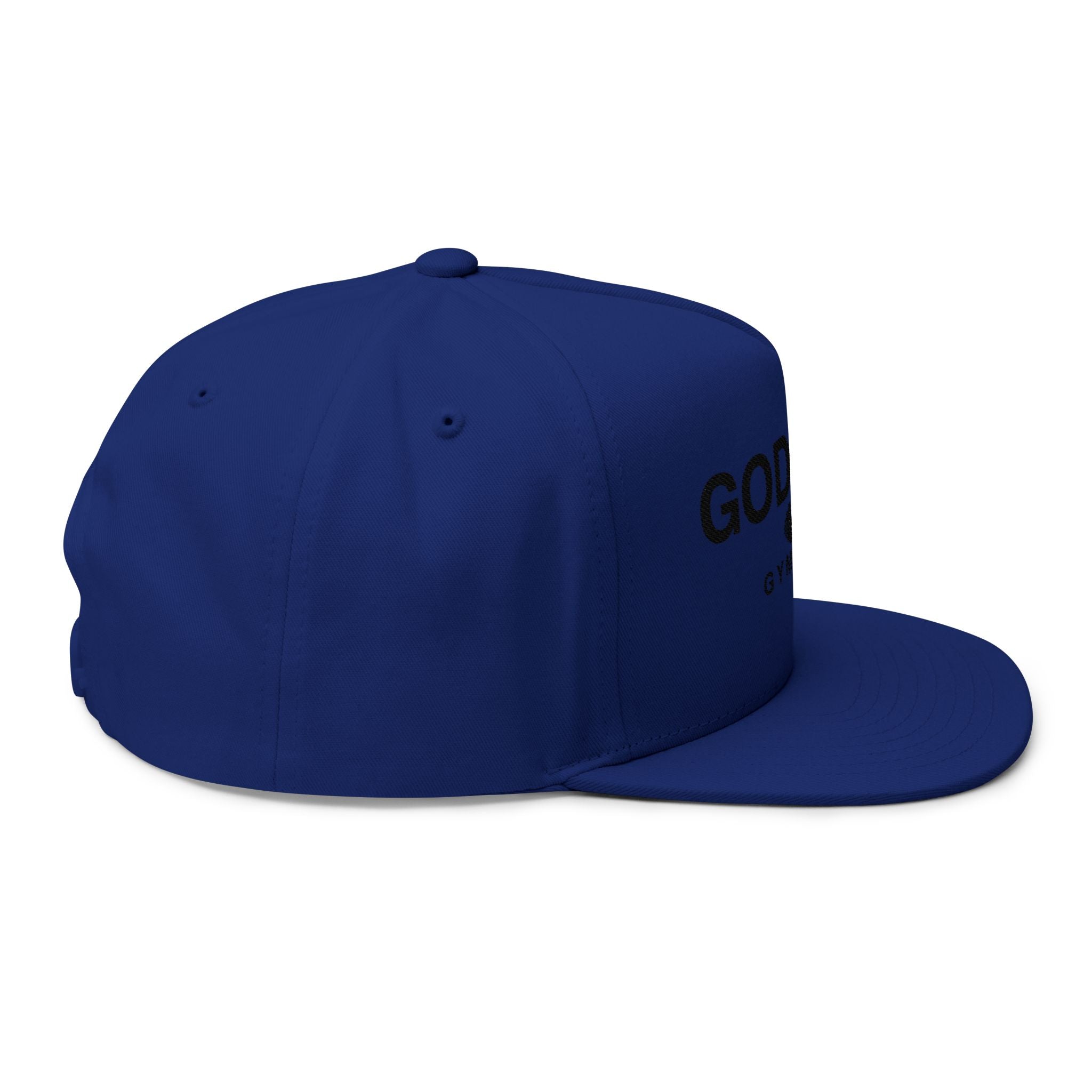 Godsent Gymwear Embroidered Flat Bill Cap