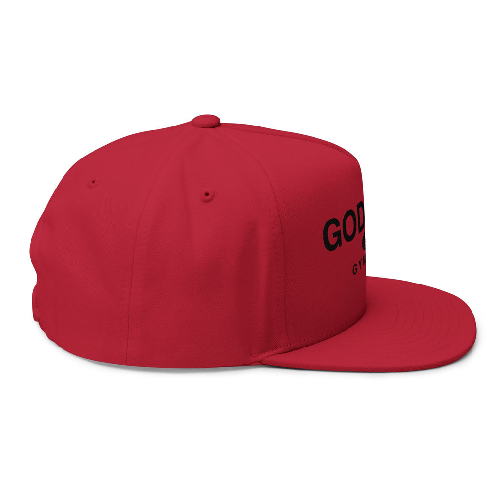 Godsent Gymwear Embroidered Flat Bill Cap