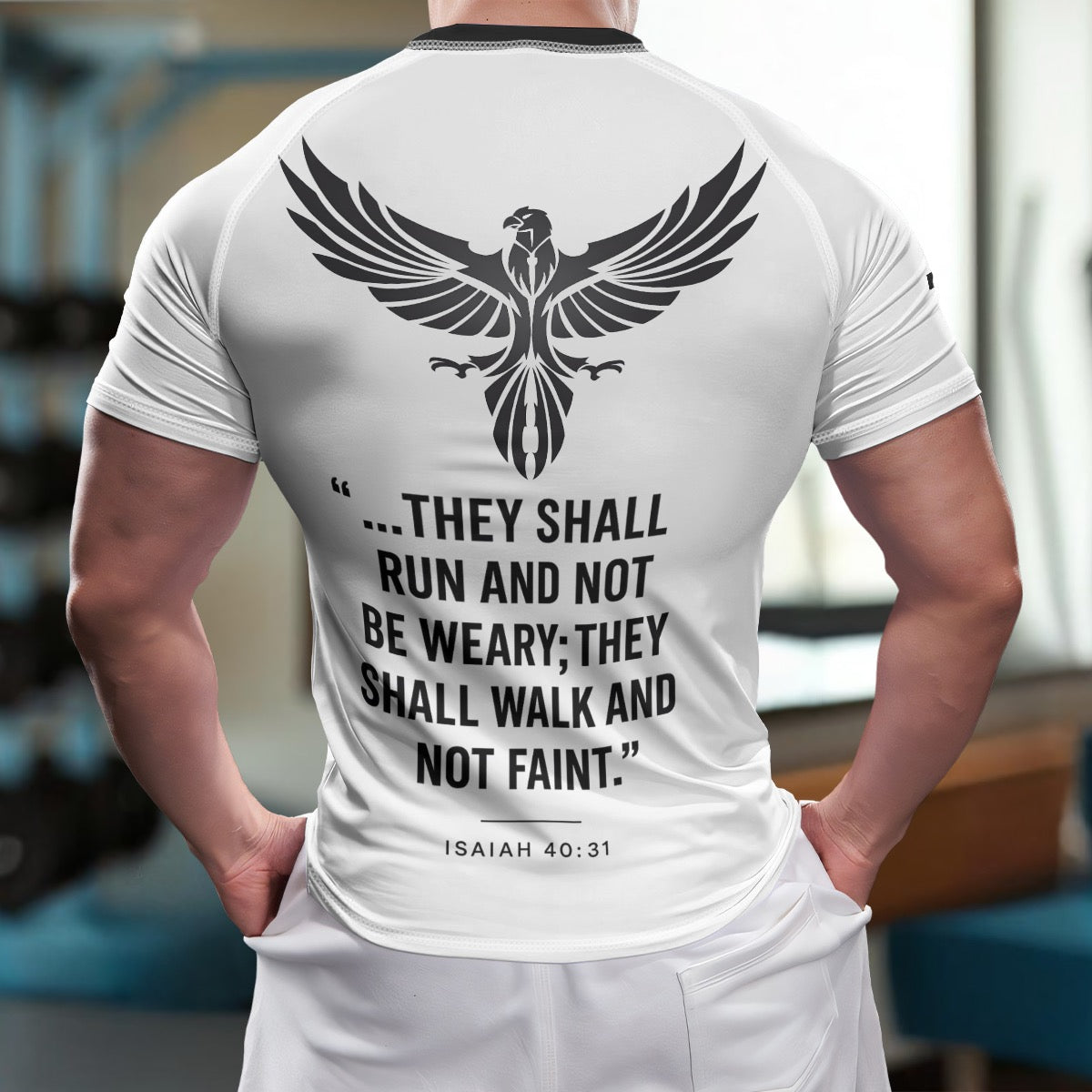 Unisex Yoga Sports Short Sleeve T-Shirt