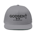 Godsent Gymwear Embroidered Flat Bill Cap
