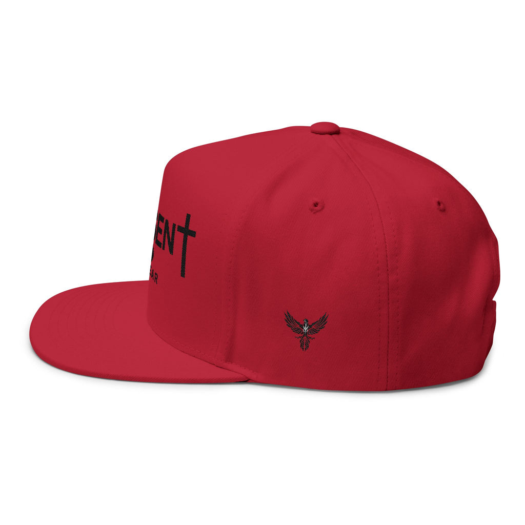 Godsent Gymwear Embroidered Flat Bill Cap