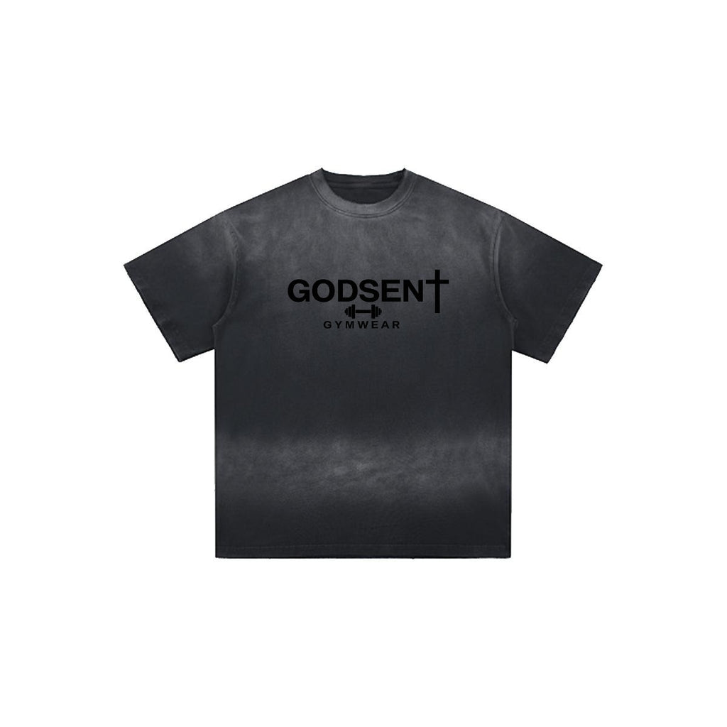 Men’s Distressed Washed Oversized T-Shirt|260GSM DTF