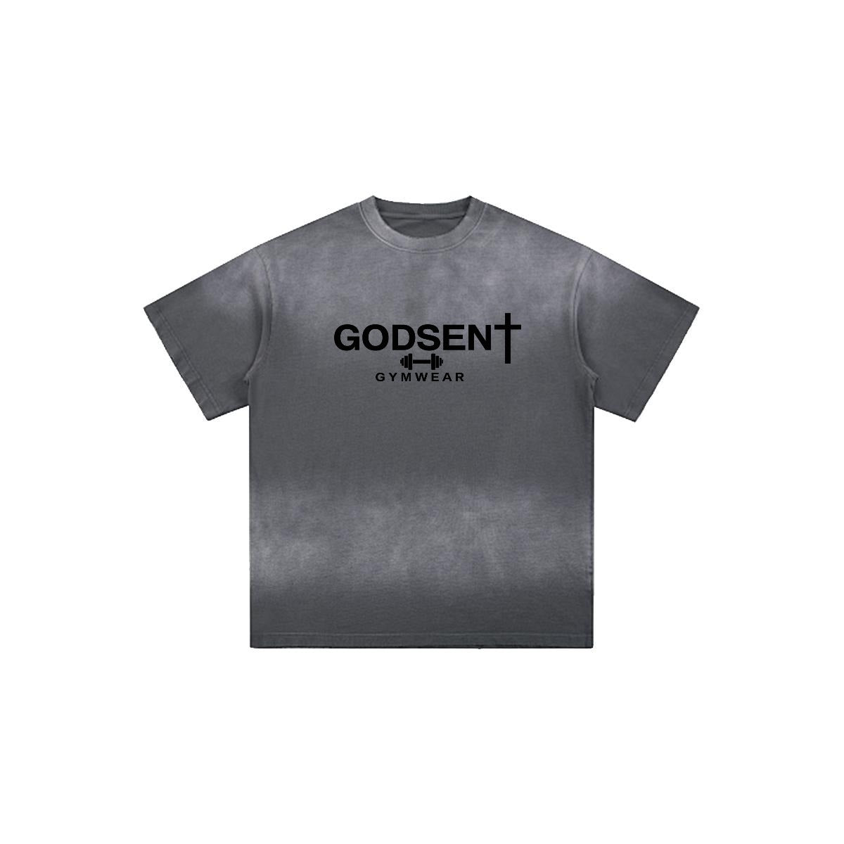Men’s Distressed Washed Oversized T-Shirt|260GSM DTF